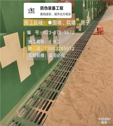 新疆 例如在抖音上有“迷彩墙，外围墙面挡 - 星空数码迷彩漆施工队